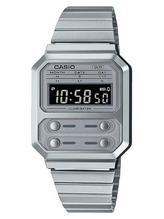 Casio A100WE-7BEF Unisex Horloge 33 mm 3 ATM