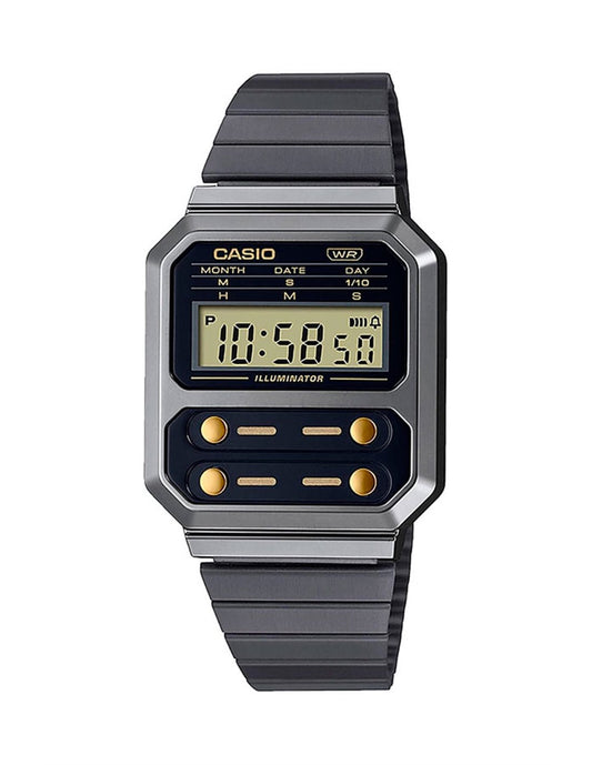 Casio A100WEGG-1A2E Unisex Horloge 33 mm 3 ATM