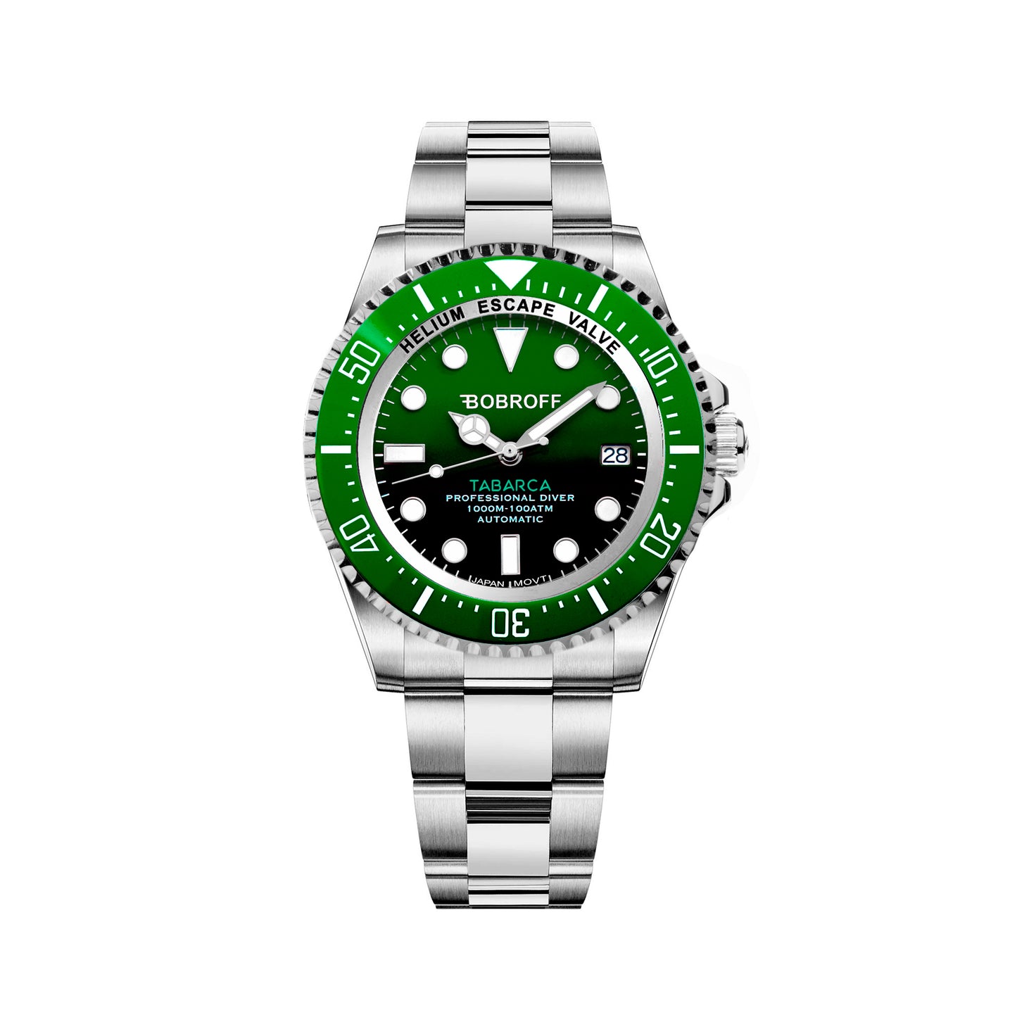 Bobroff BF0002J1bv Heren Horloge 44mm 100 ATM