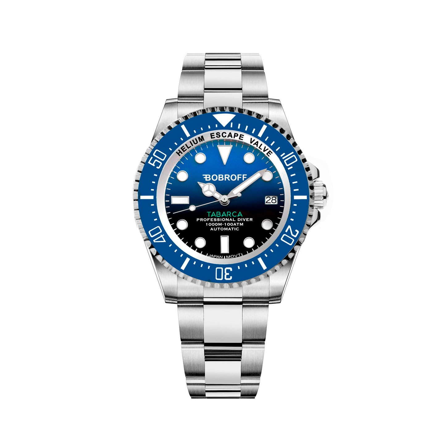 Bobroff BF0003J1ba Heren Horloge 44mm 100 ATM