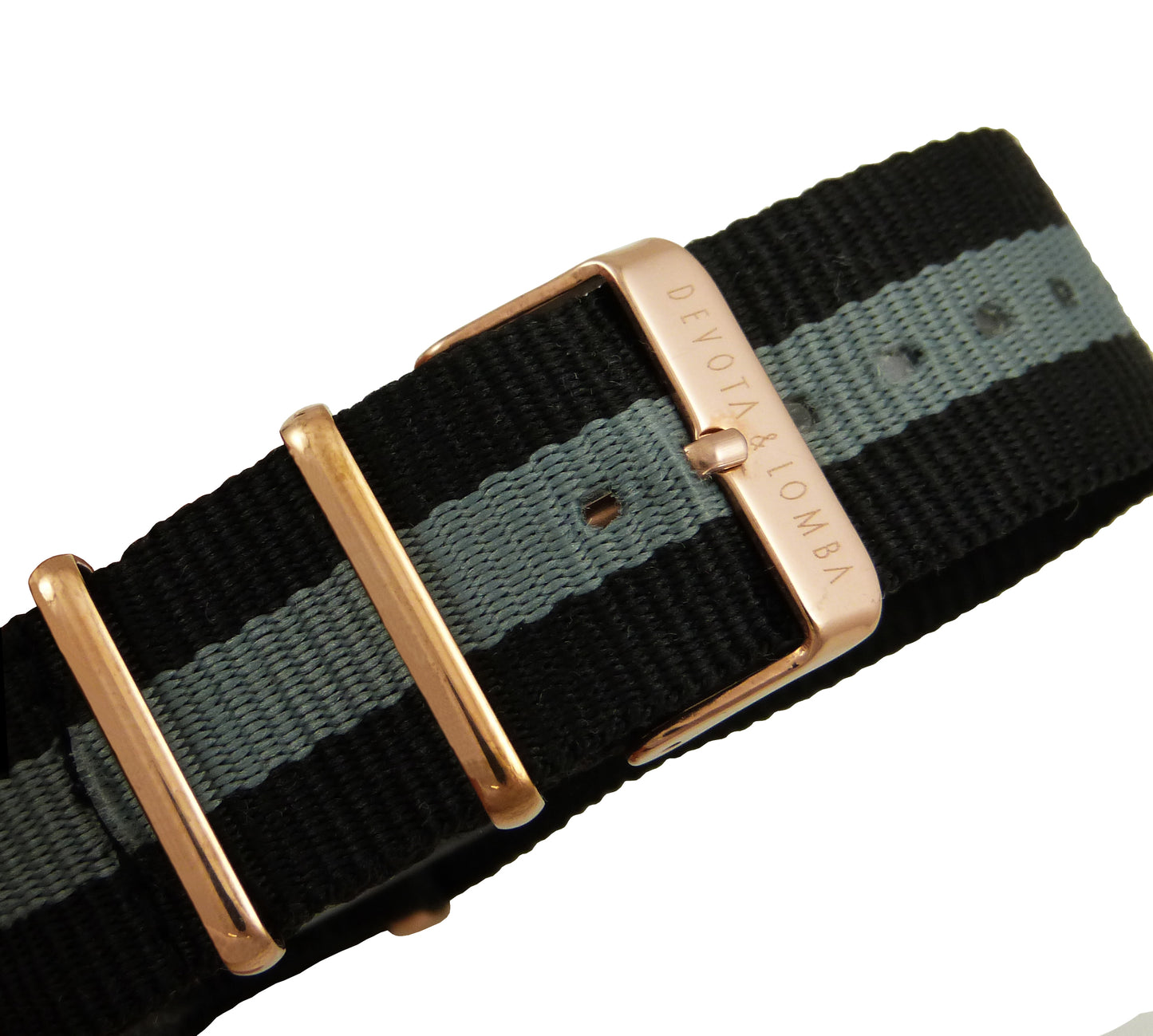Devota & Lomba DL008MSPBK-GR-03BLACK Heren Horloge 42mm 5 ATM