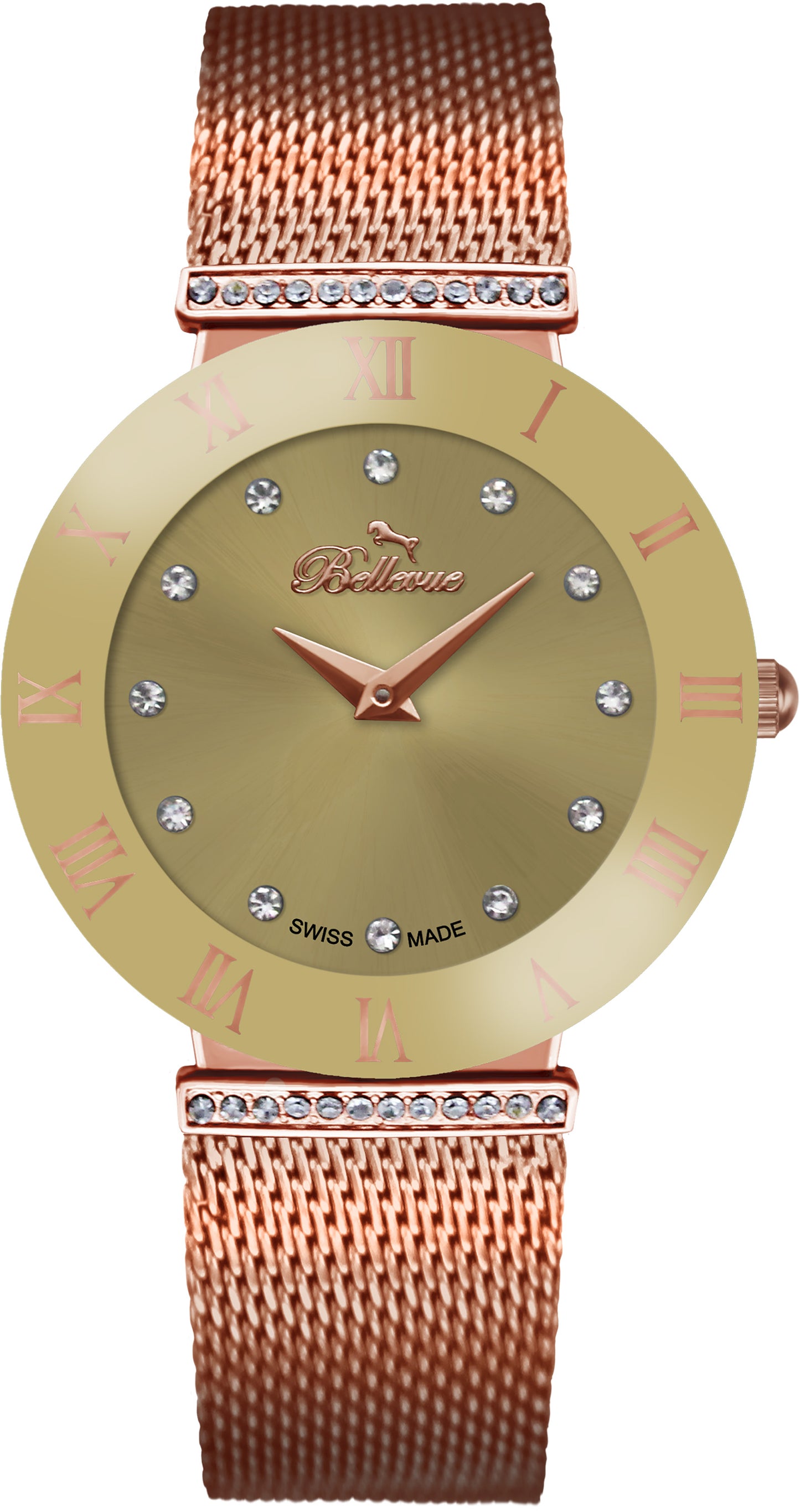 Bellevue F.106 Dames Horloge 25mm 5 ATM