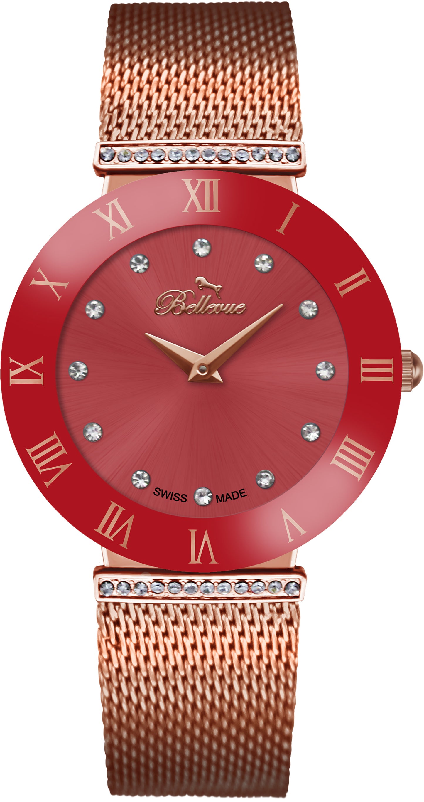 Bellevue F.118 Dames Horloge 26mm 3 ATM