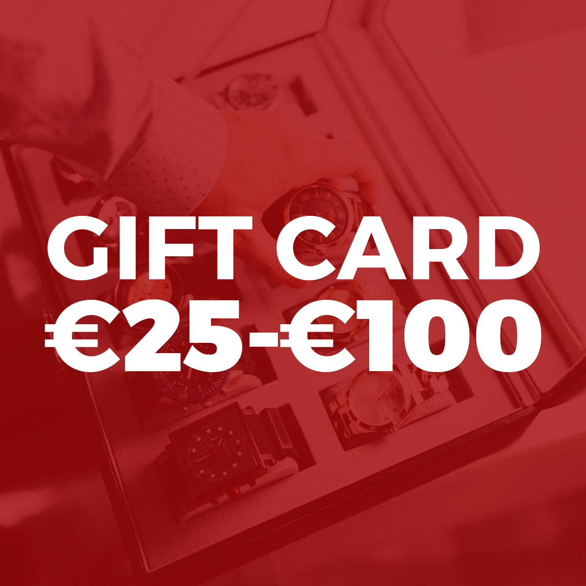 Gift card €25 t/m €100