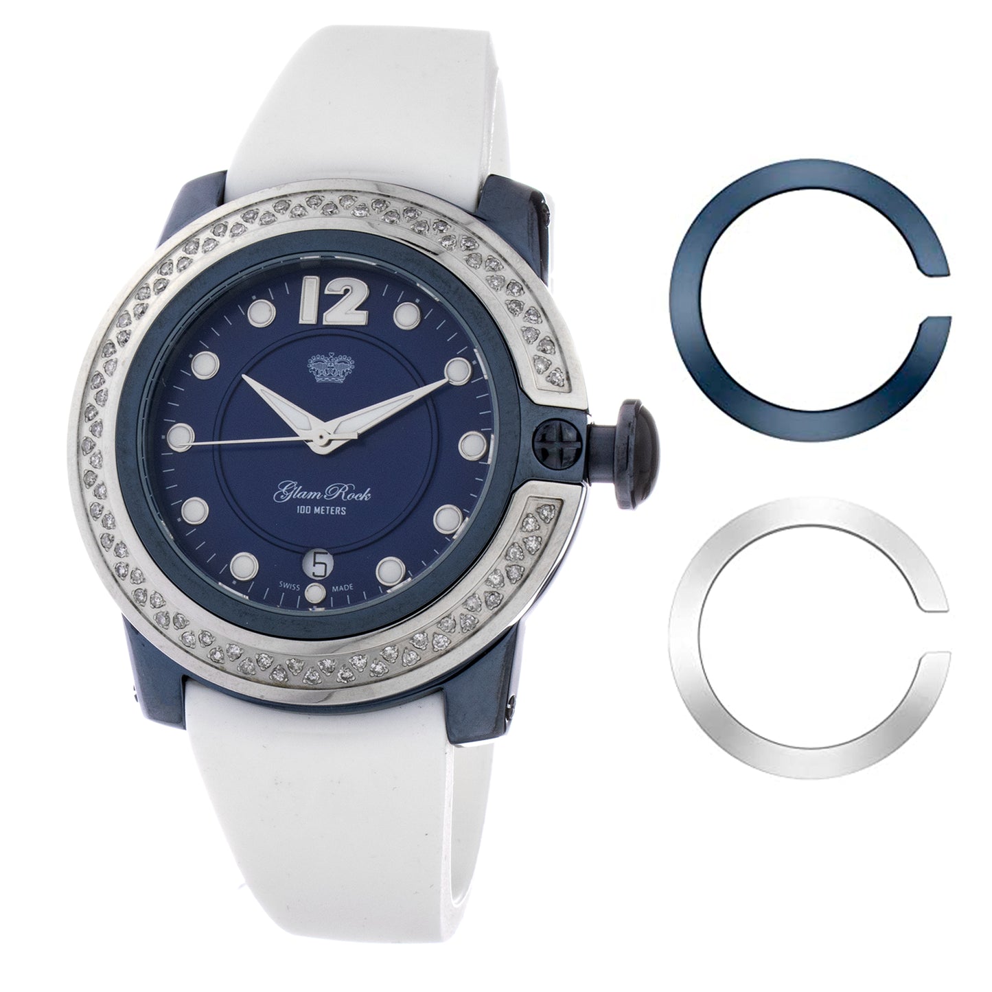 Glam Rock GR32049D Dames Horloge 44mm 10 ATM