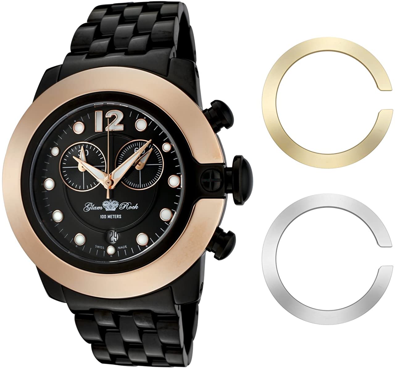 Glam Rock GR32183 Heren Horloge 44mm 10 ATM