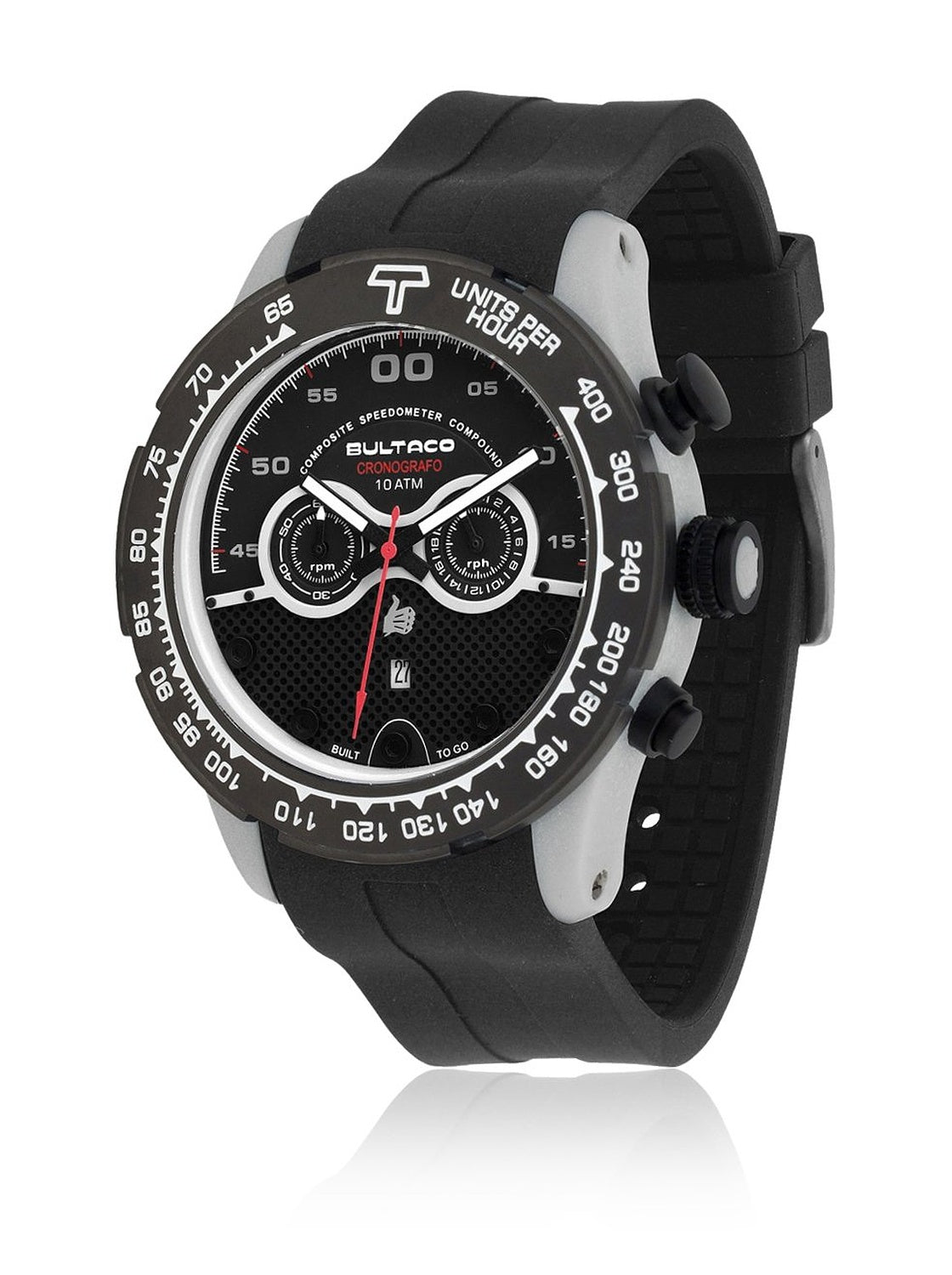 Bultaco H1PA48C-SB2 Heren Horloge 48mm 10 ATM