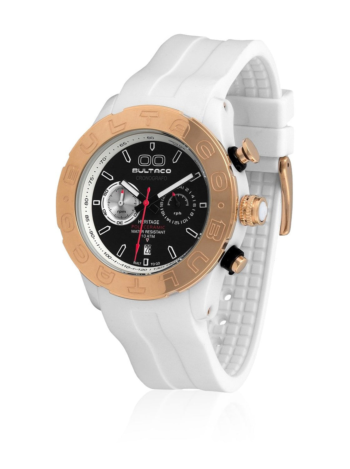 Bultaco H1PW43C-CB1 Heren Horloge 43mm 10 ATM