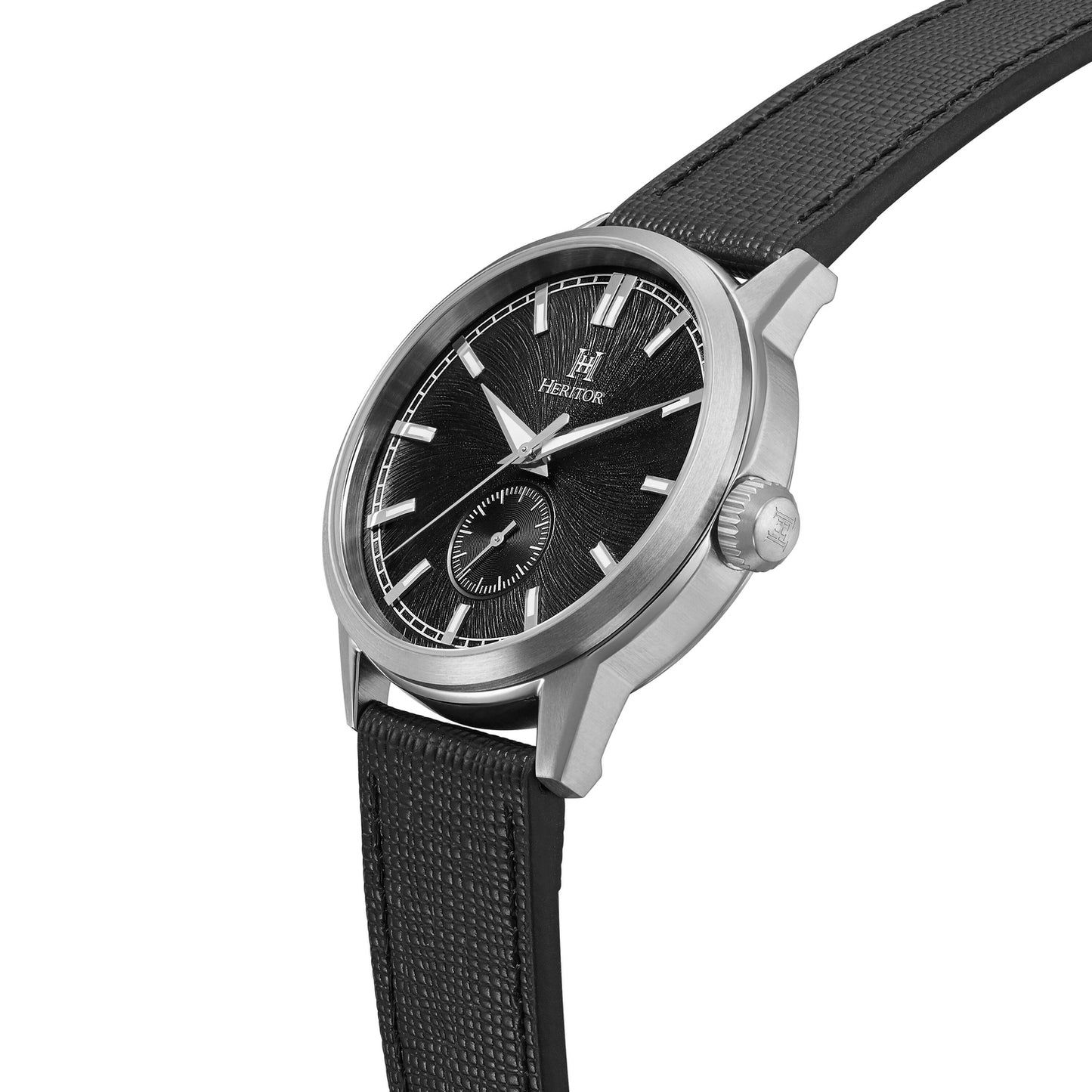 Heritor Automatic Argento HERHS3801 Heren Horloge 45mm 10 ATM
