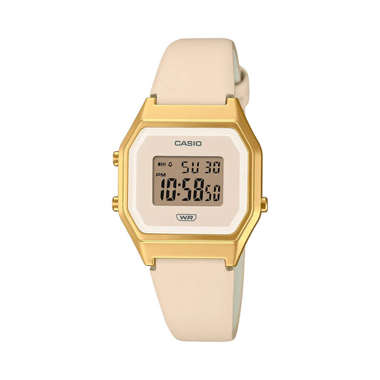 Casio LA680WEGL4EF Dames Horloge 33.5 mm 28.6 mm 8.6 mm 3 ATM
