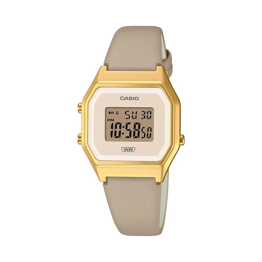 Casio LA680WEGL5EF Unisex Horloge 33.5 mm 28.6 mm 8.6 mm 3 ATM
