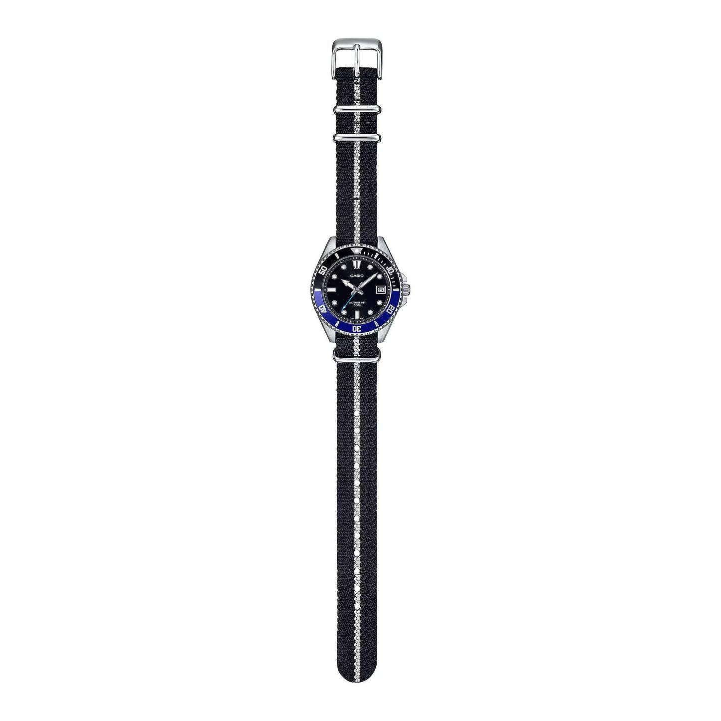 Casio MDV-10C-1A2VEF Heren Horloge 38,5mm 5 ATM
