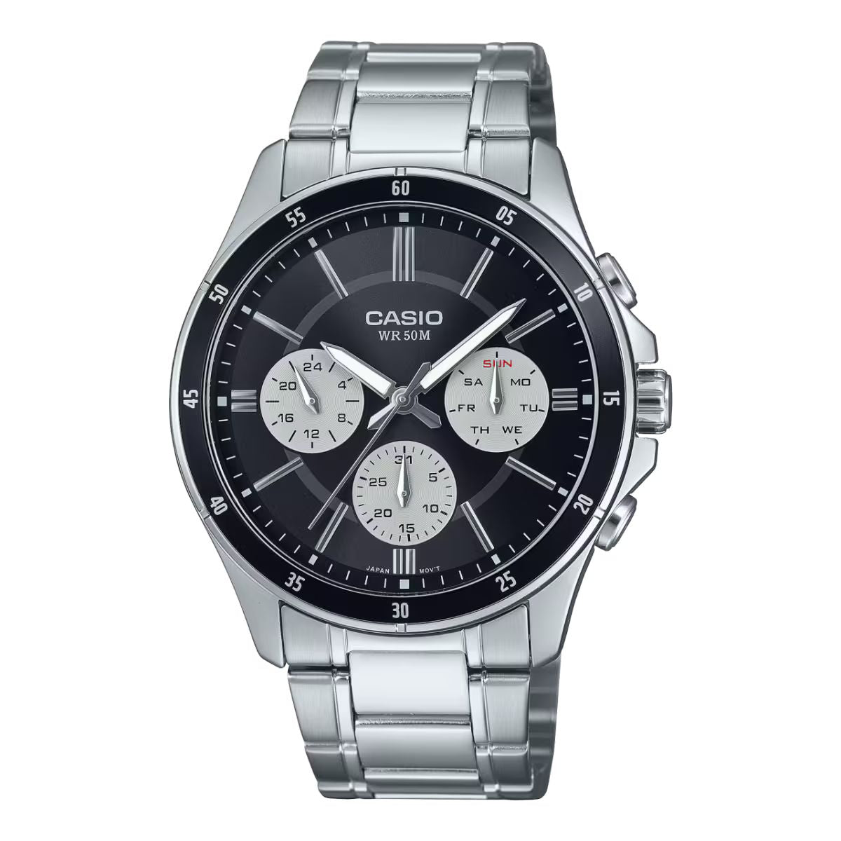 Casio MTP-1374D-1A3VDF Heren Horloge 47mm 5 ATM