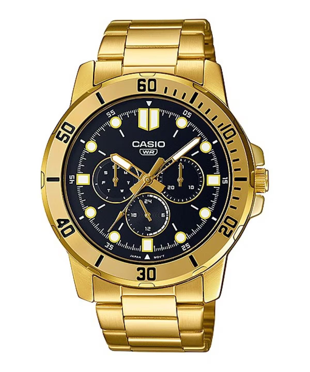 Casio MTP-VD300G-1EUDF Heren Horloge 45mm 3 ATM