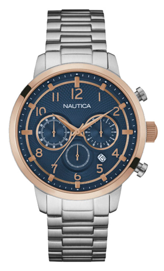 Nautica NAI19537G Heren Horloge 45mm 10 ATM