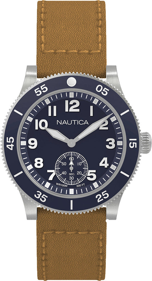 Nautica NAPHST001 Heren Horloge 44mm 10 ATM