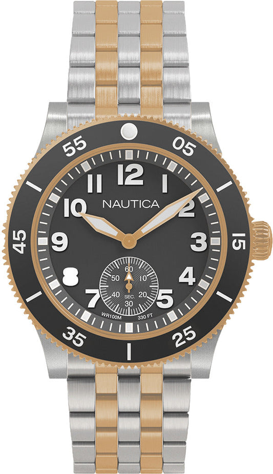 Nautica NAPHST004 Heren Horloge 44mm 10 ATM