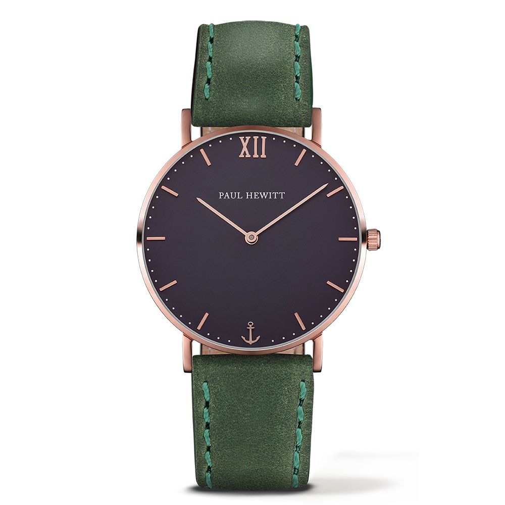Paul hewitt PH-SA-R-ST-B-12S Unisex Horloge 39mm 3 ATM