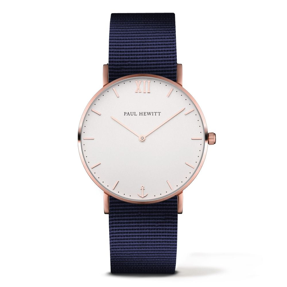 Paul hewitt PH-SA-R-ST-W-N-20S Unisex Horloge 39mm 3 ATM