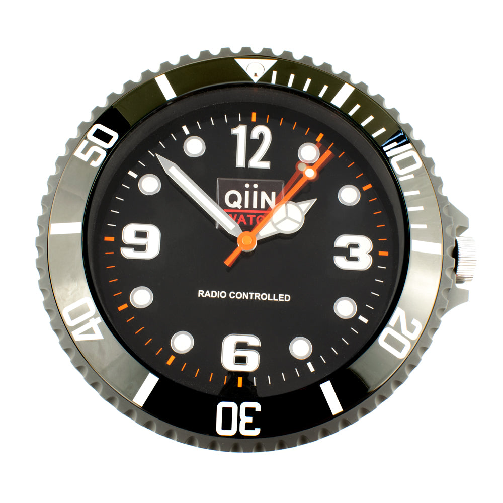 Qiin QN-WC-BK-DCF Unisex Horloge 28,5X28,5CMmm