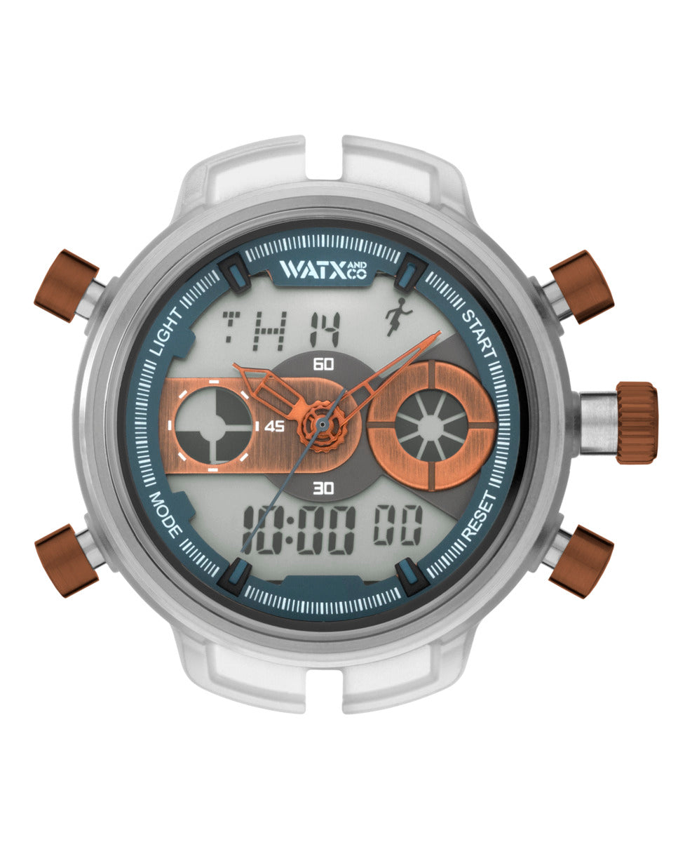 Watxandco RWA2718 Unisex Horlogedoos 49mm 5 ATM