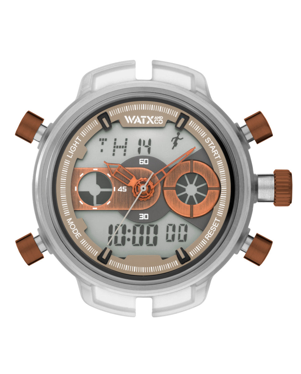 Watxandco RWA2719 Unisex Horlogedoos 49mm 5 ATM