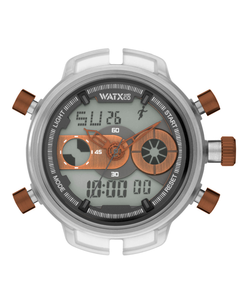 Watxandco RWA2721 Unisex Horlogedoos 49mm 5 ATM