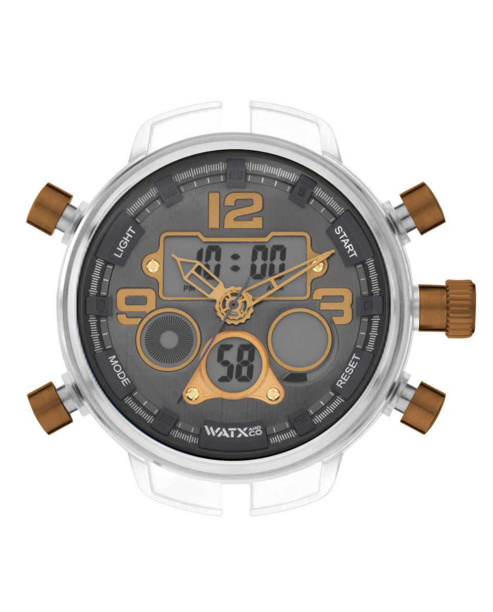Watxandco RWA2821 Unisex Horlogedoos 49mm 5 ATM