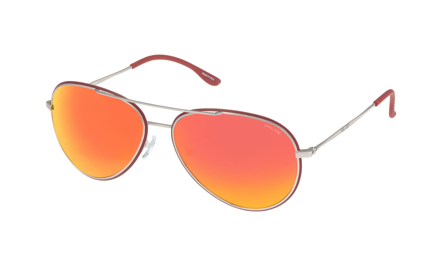 Police S8299M58Q05R Zonnebril Unisex 58/15/140