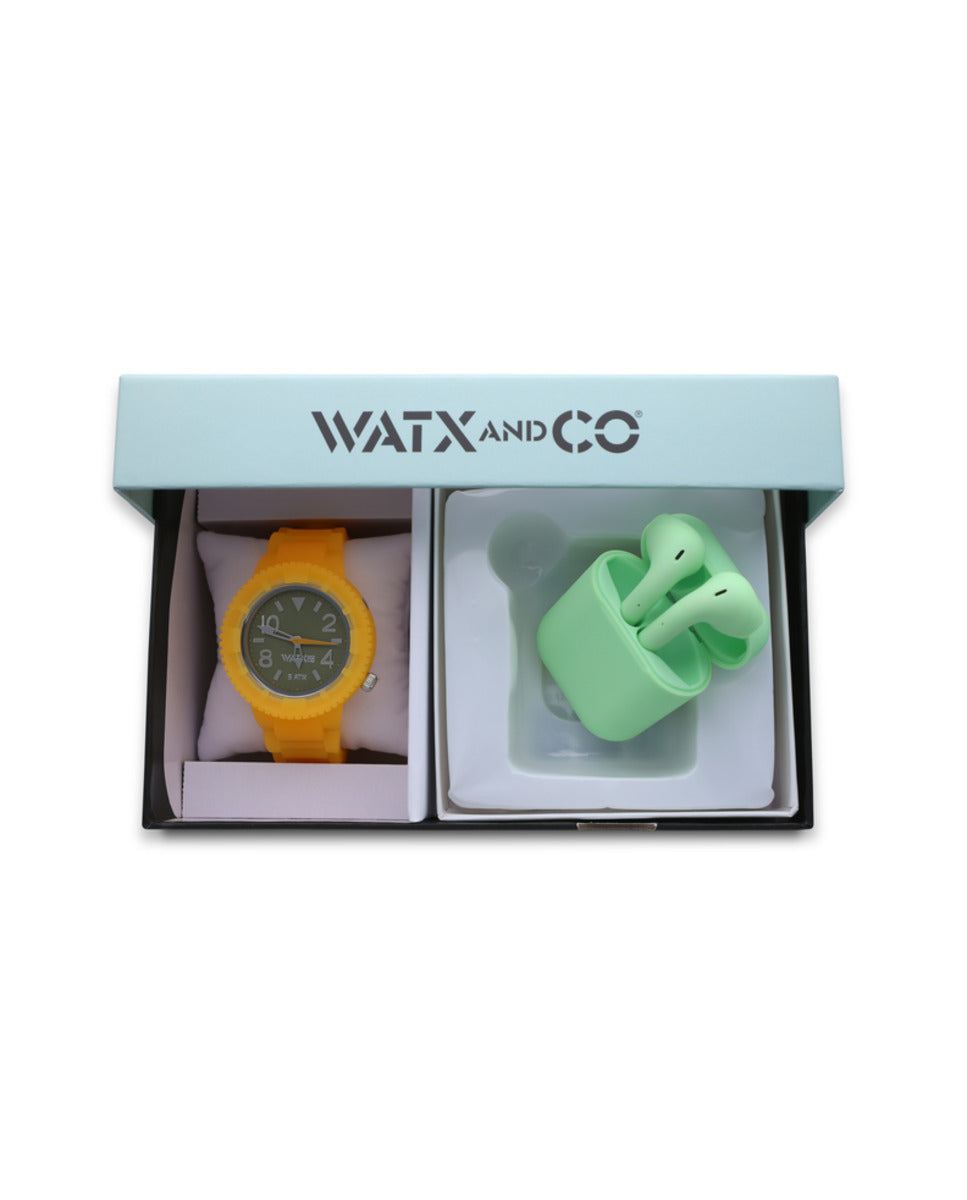 Watxandco WAPACKEAR18_M Dames Horloge 43mm 5 ATM