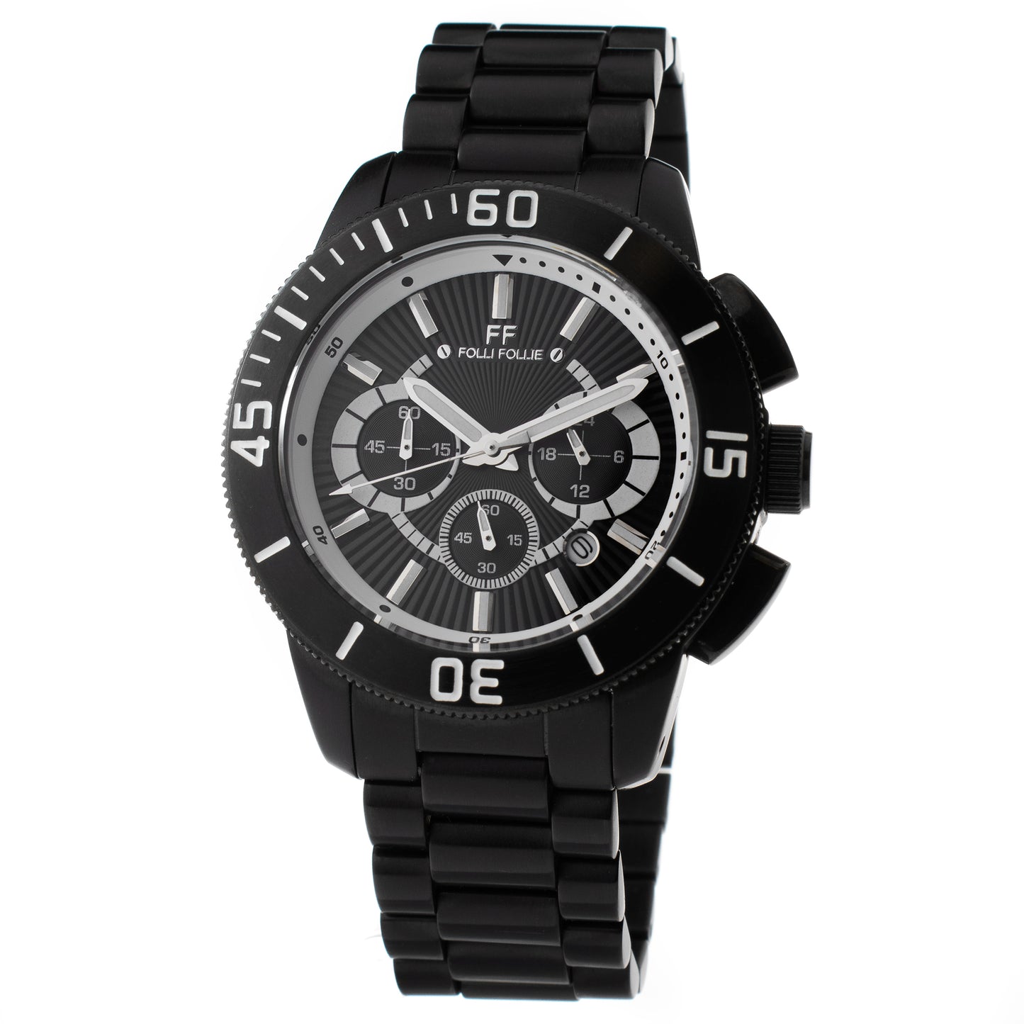 Folli Follie WF8Y036BEK Heren Horloge 40mm 5 ATM