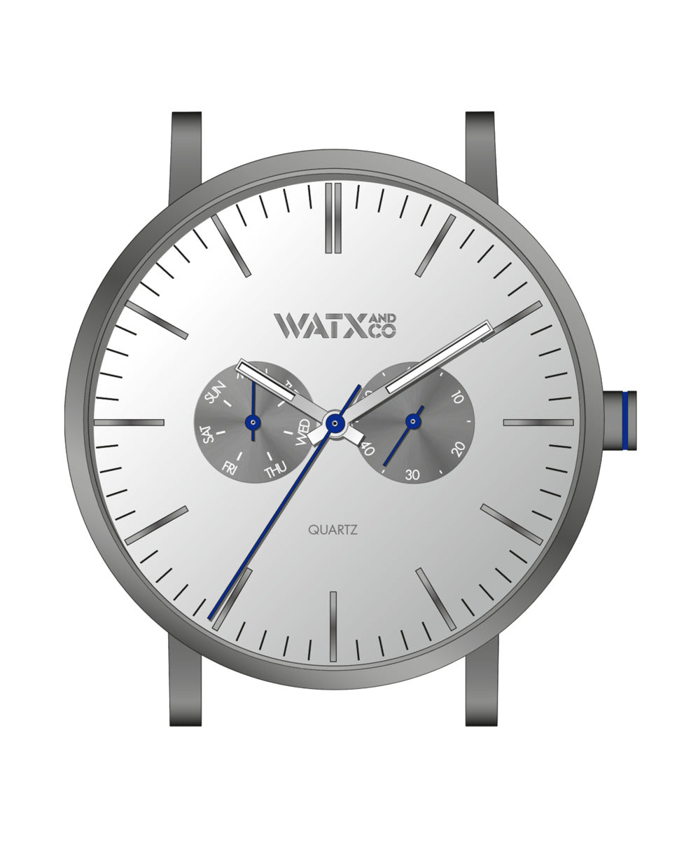 Watxandco WXCA2703 Unisex Horlogedoos 44mm 3 ATM