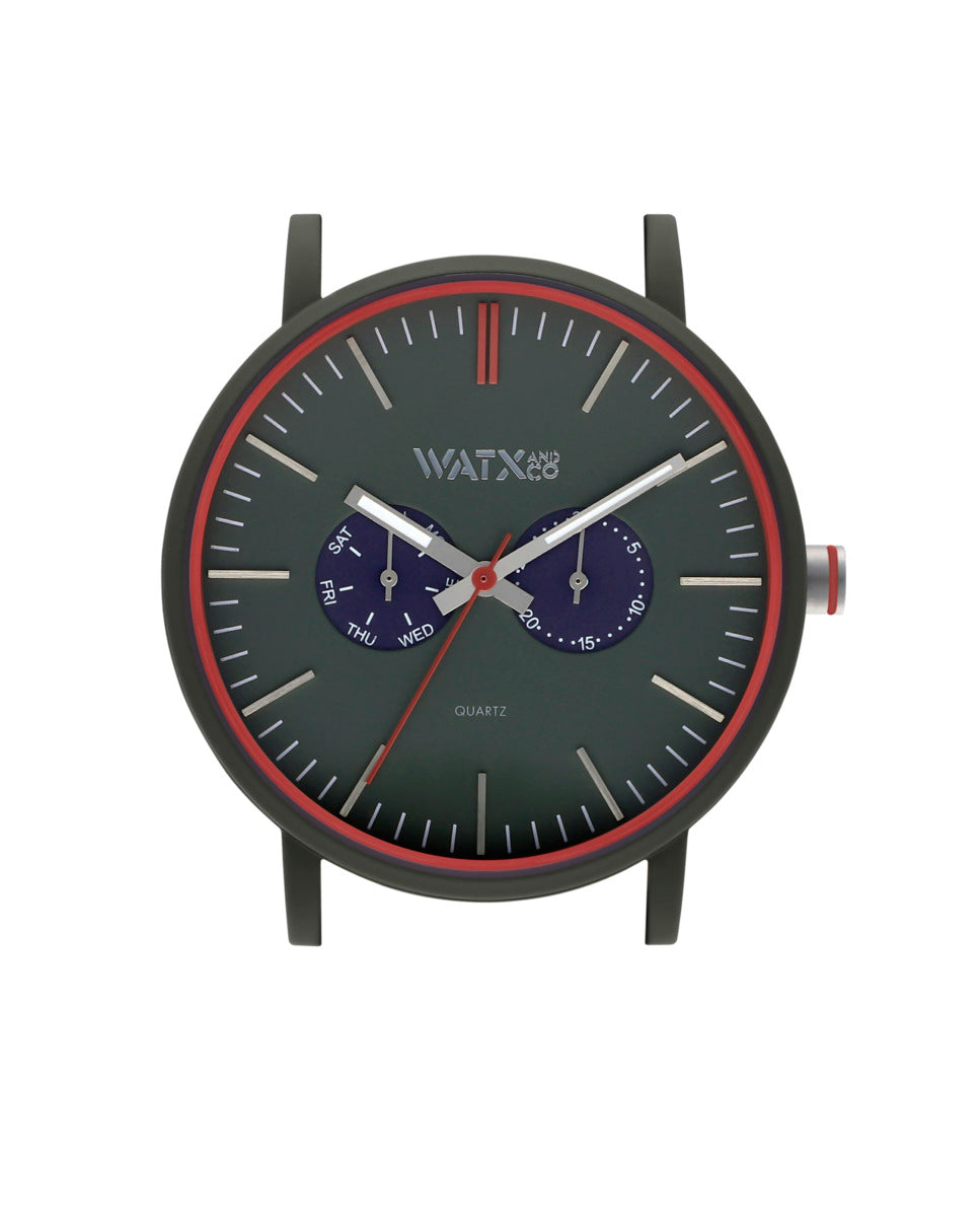 Watxandco WXCA2716 Unisex Horlogedoos 44mm 3 ATM
