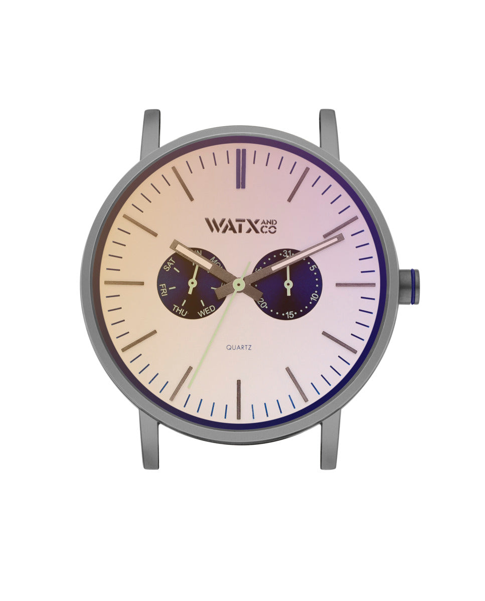 Watxandco WXCA2737 Unisex Horlogedoos 44mm 3 ATM