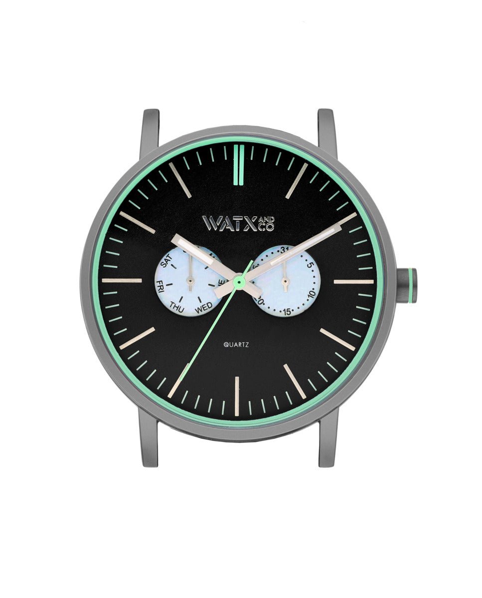 Watxandco WXCA2738 Unisex Horlogedoos 44mm 3 ATM