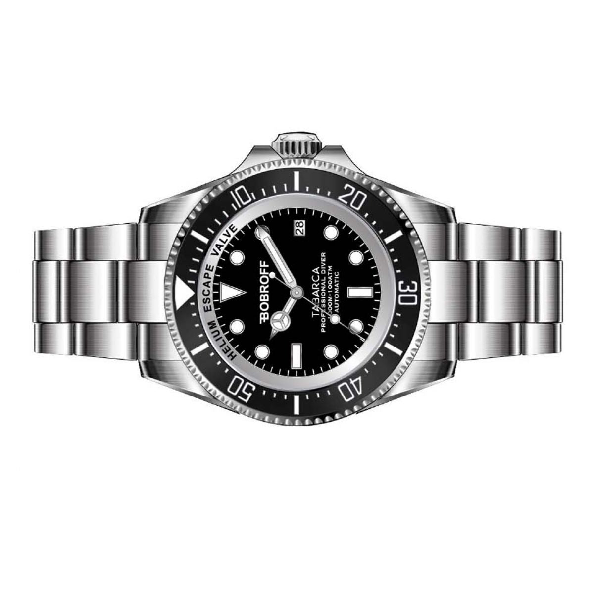 Bobroff BF0001 Heren Horloge 44mm 100ATM