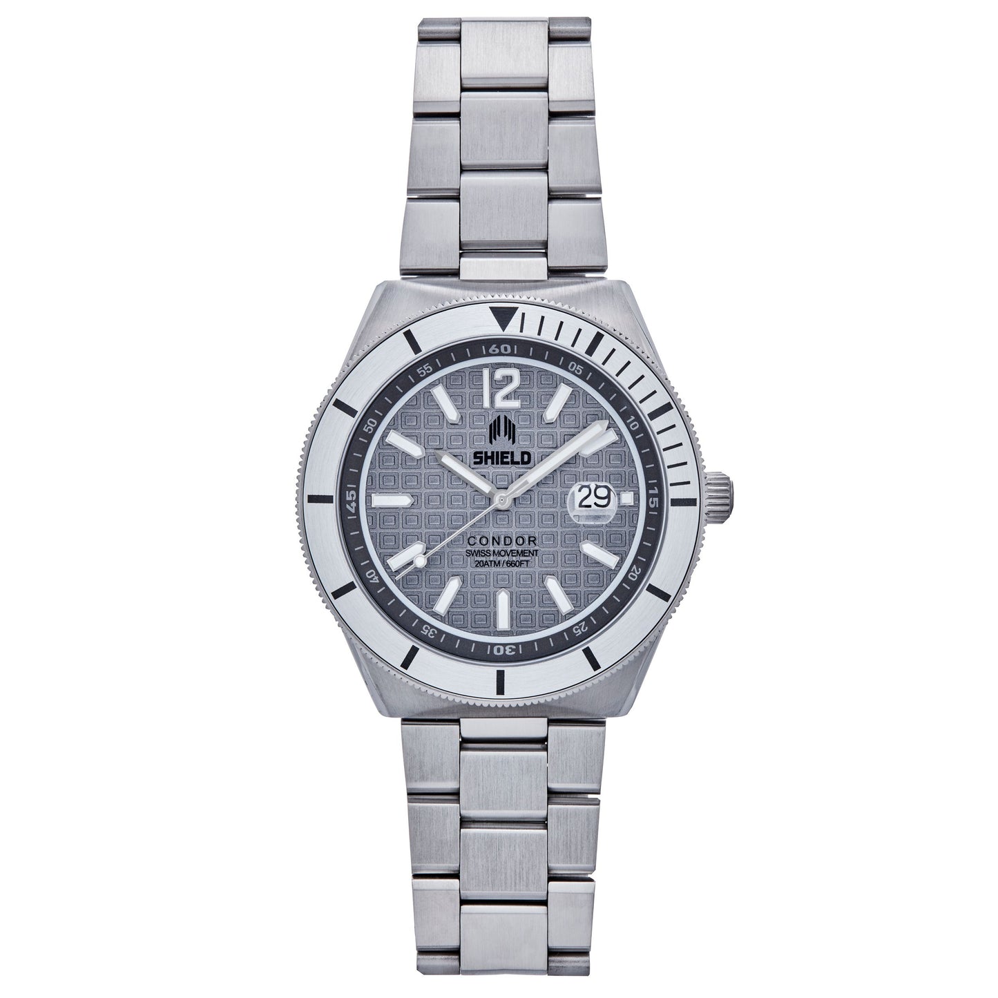 Shield Condor SLDSH118-3 Heren Horloge 46mm 20 ATM