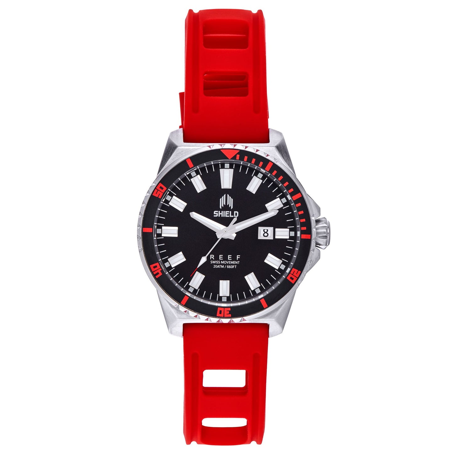 Shield Reef SLDSH119-2 Heren Horloge 45mm 20 ATM