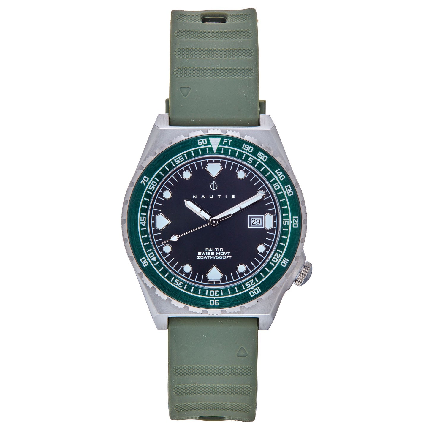 Nautis Baltic NAUN104-3 Heren Horloge 45mm 20 ATM