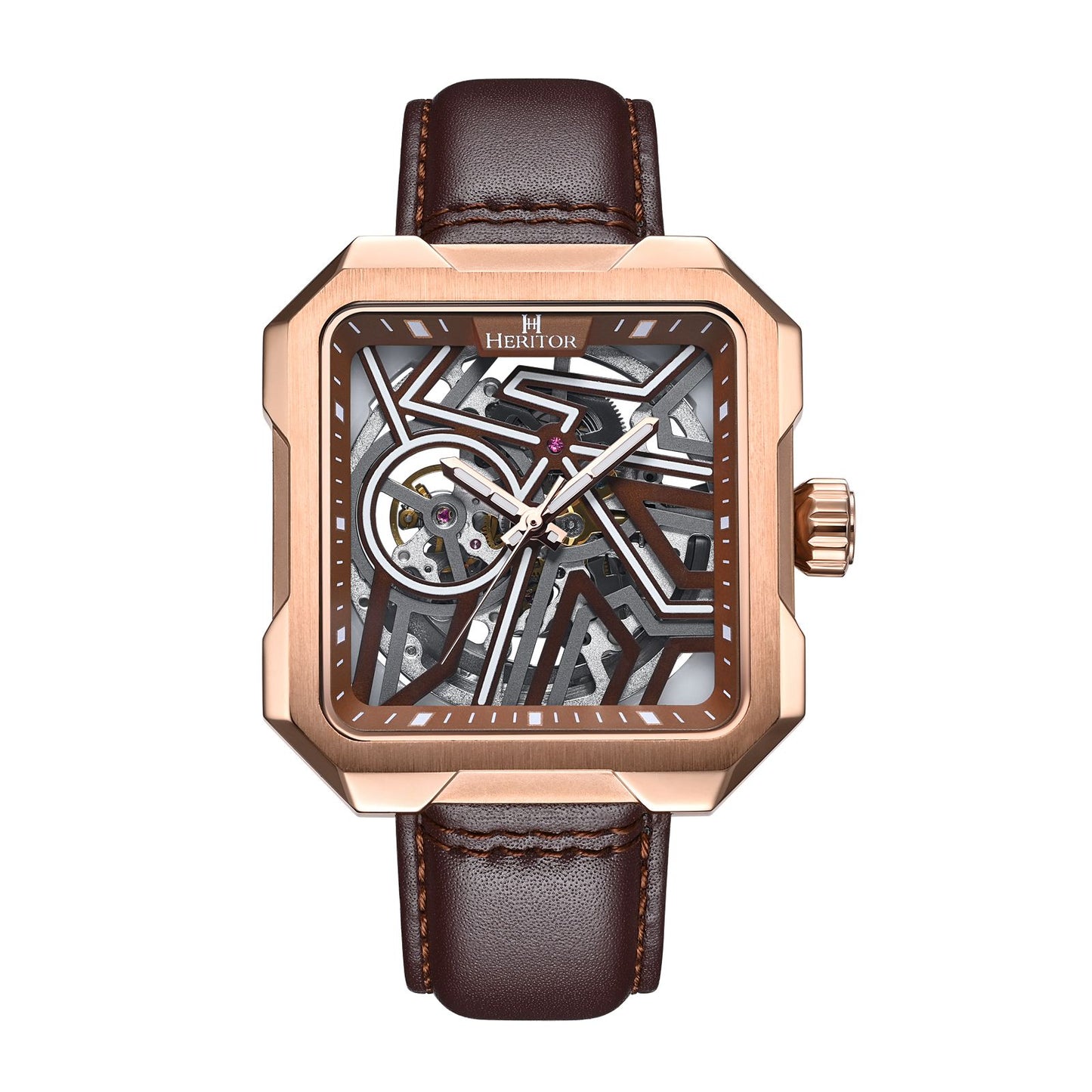 Heritor Automatic Campbell HERHS3304 Heren Horloge 43mm 10 ATM
