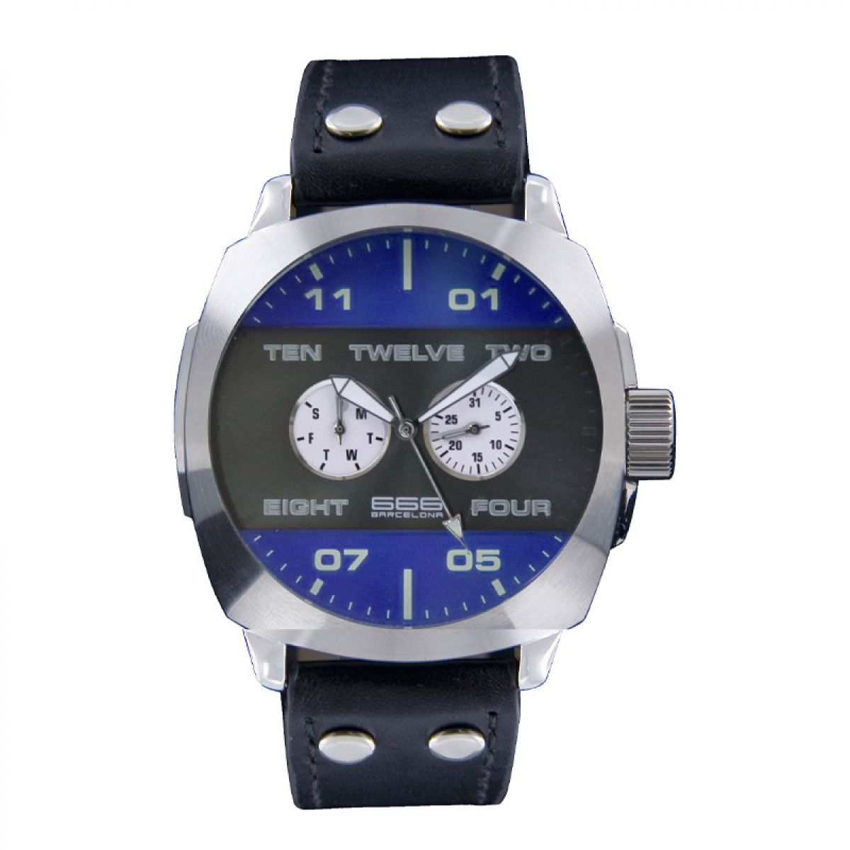 666 Barcelona 666-253 Horloge Heren 47 mm 3 ATM