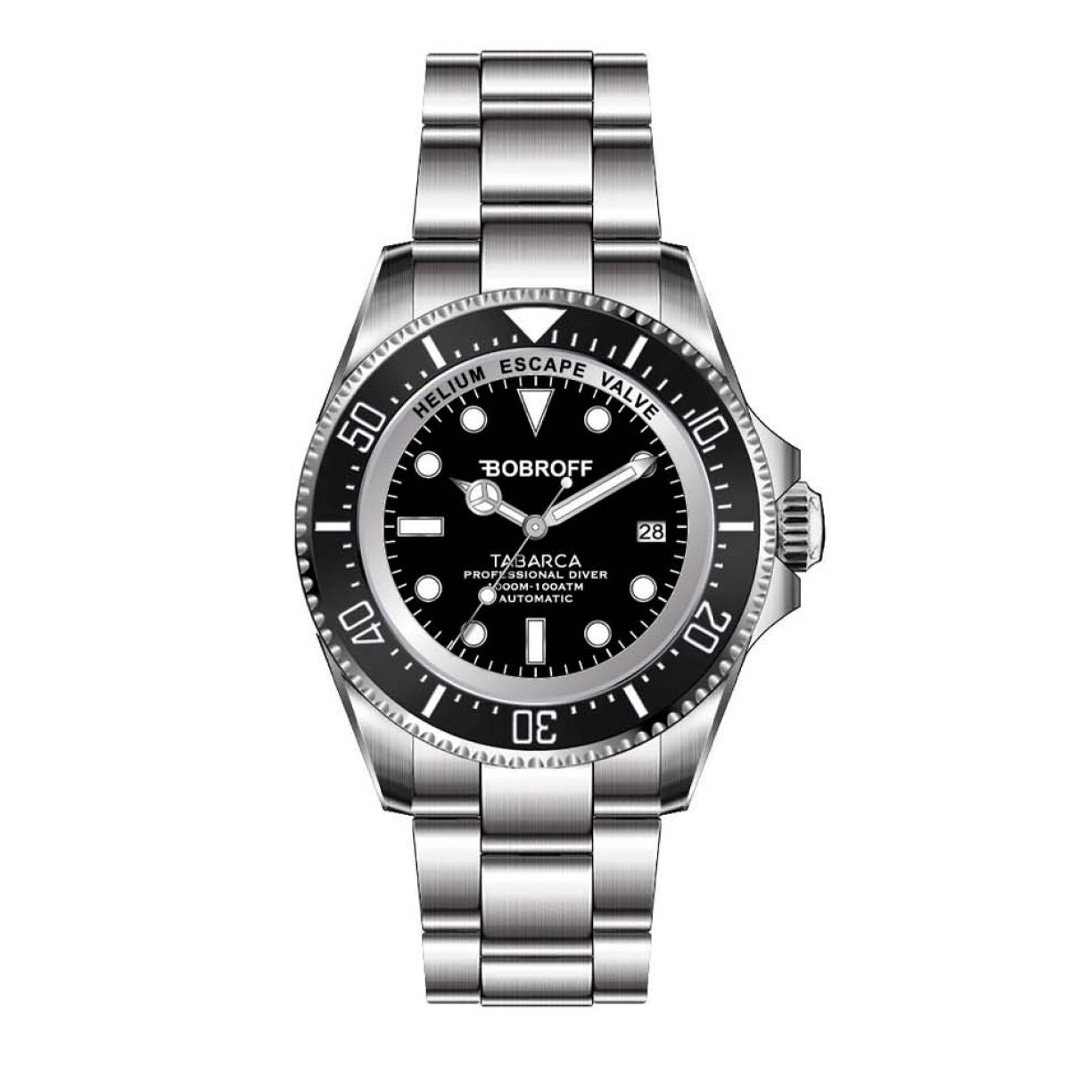 Bobroff Tabarca BF001 | 100 ATM Stainless Steel 44MM
