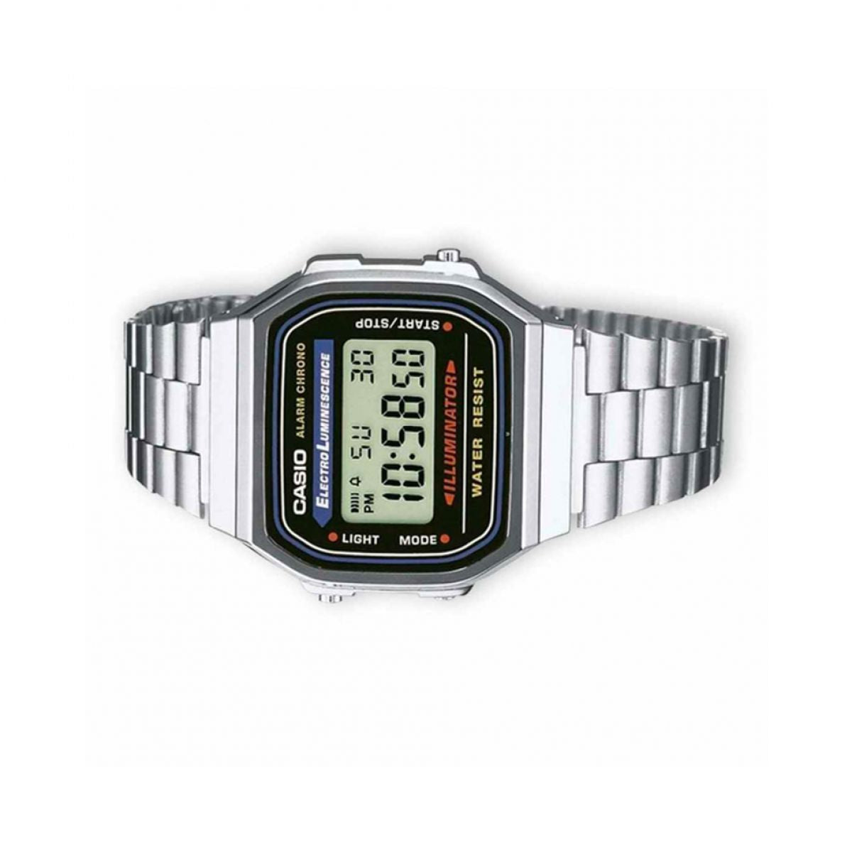 Casio A-168WA1W Unisex Horloge 33mm 3ATM