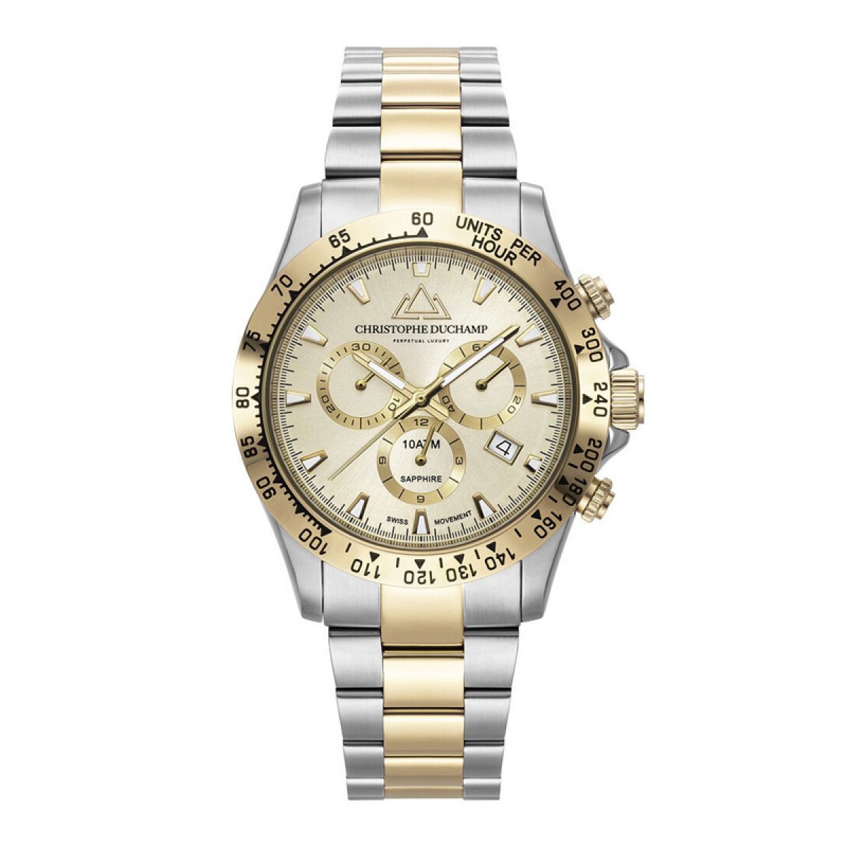 Christophe Duchamp Grand Mont CD7101-10 Heren Horloge 42mm 10 ATM
