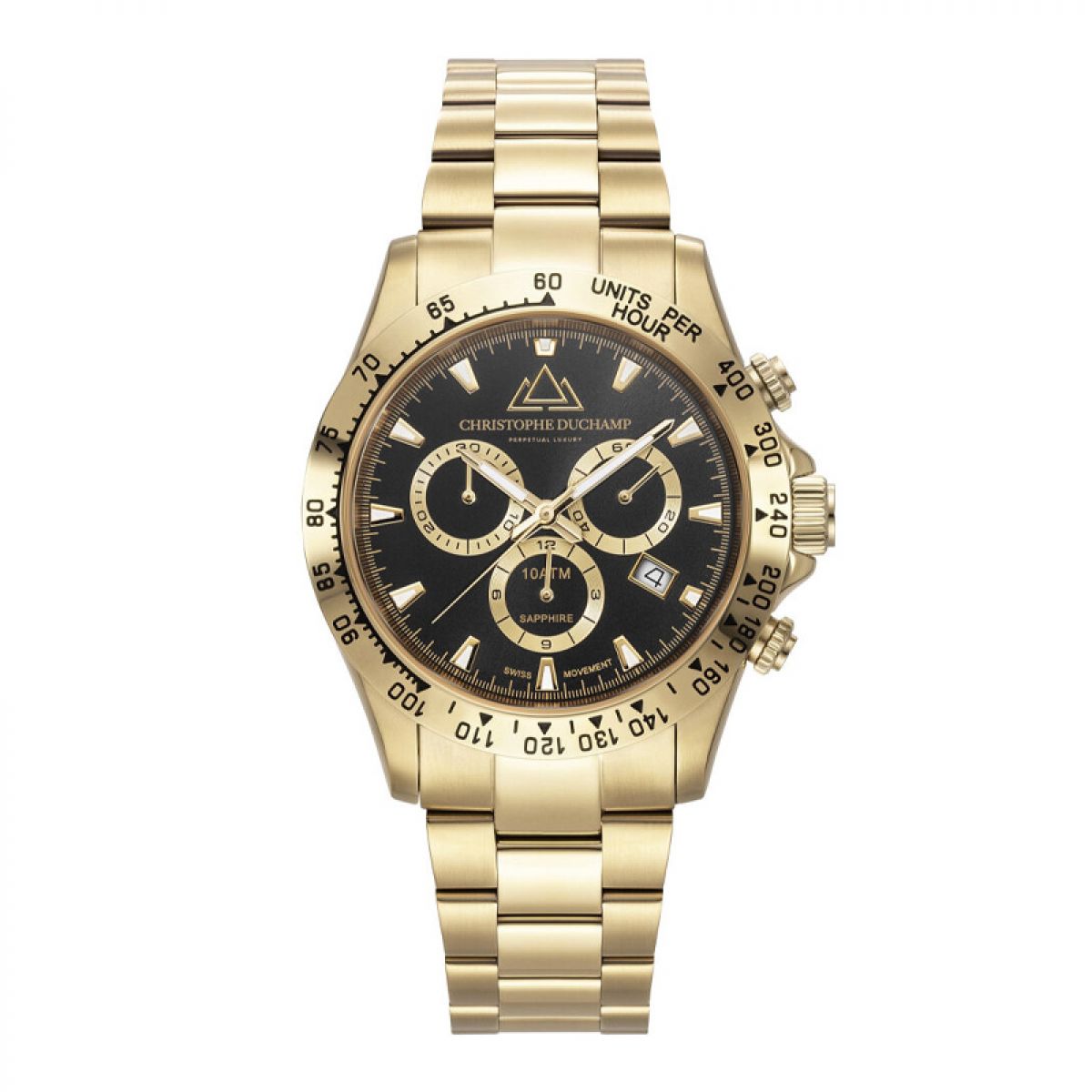 Christophe Duchamp Grand Mont CD7101-5 Heren Horloge 42mm 10 ATM