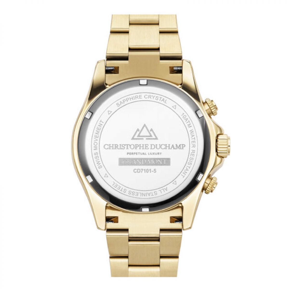 Christophe Duchamp Grand Mont CD7101-5 Heren Horloge 42mm 10 ATM