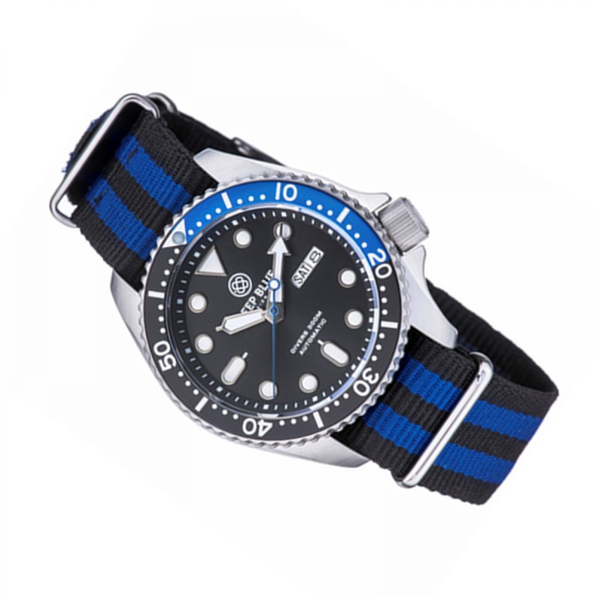 Deep Blue Diver 300 Nato Automatic NATODIVERSSBLKBLUE
