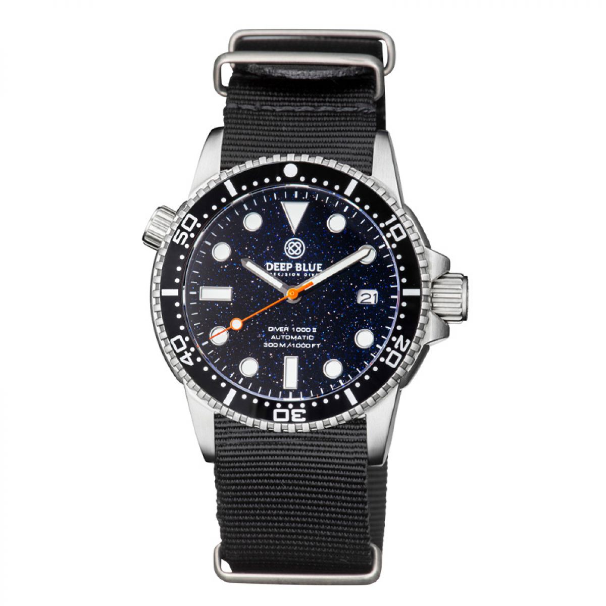 Deep Blue Diver 40 AUTOMATIC DIVER DIVER40BLUESANDSTONEBLKNATO