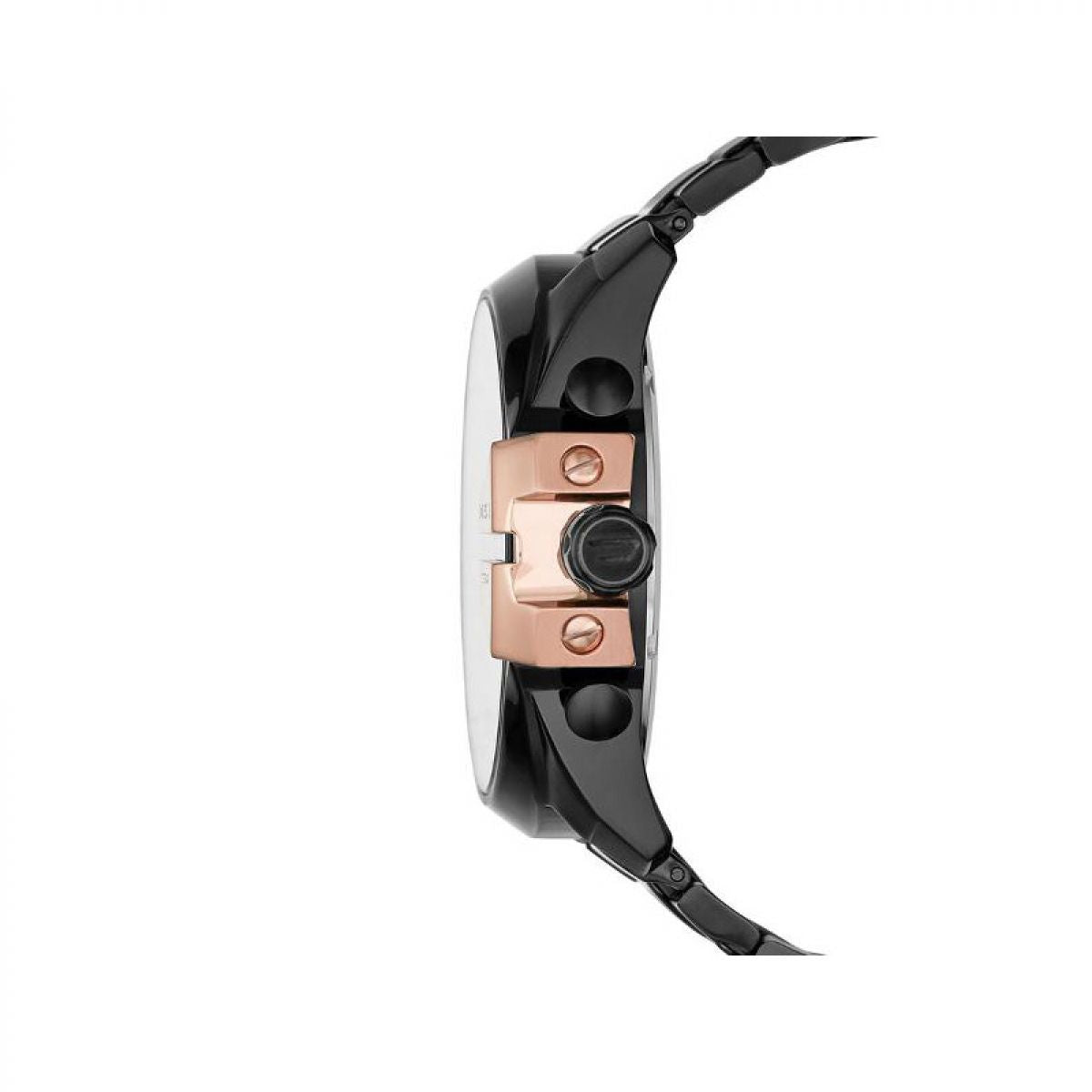 DIESEL Mega Chief XL 52mm Zwart Staal Chronograph | DZ4309