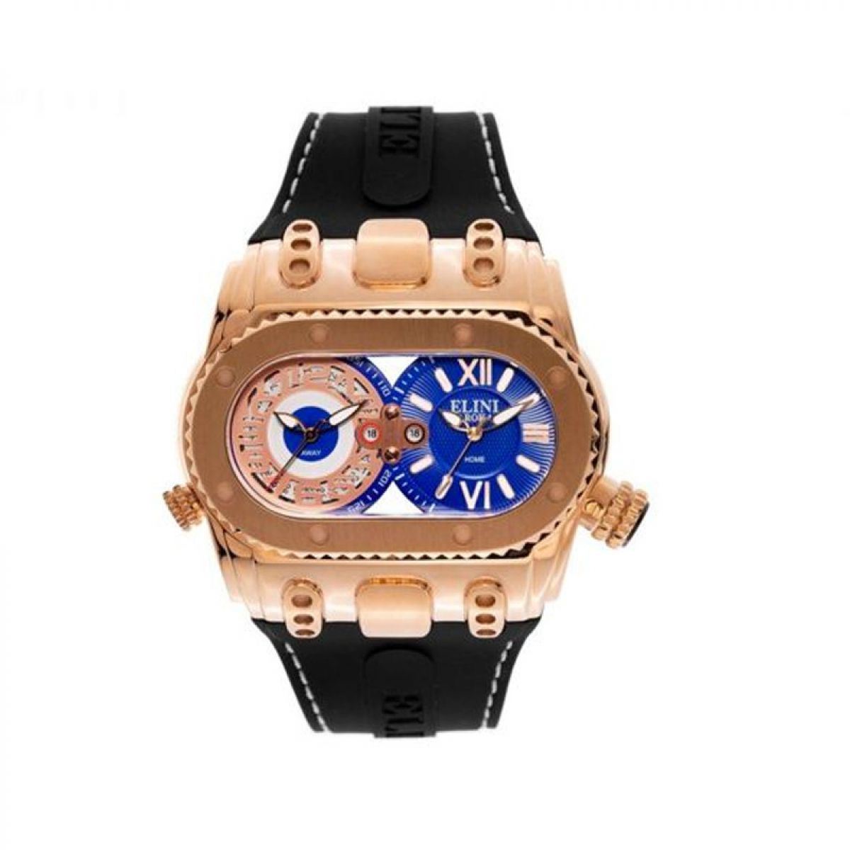 Elini Barokas Genesis World Swiss dual time | ELINI-20019-RG-03